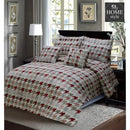 8 PC'S PRINTED DUVET SET 831