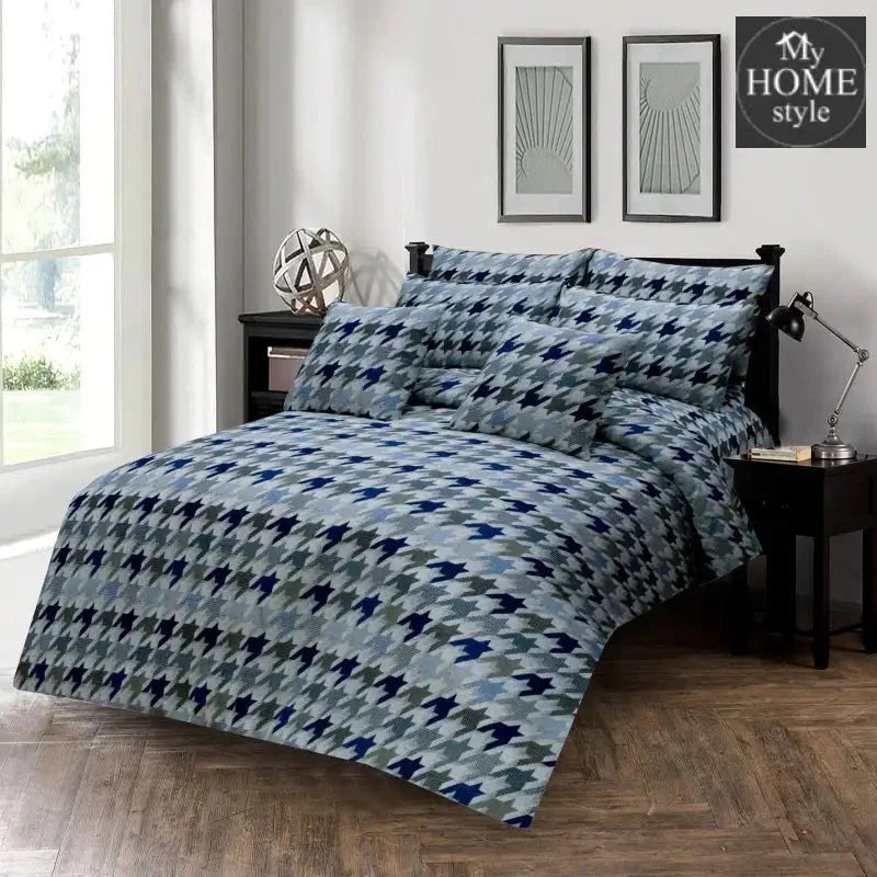 8 PC'S PRINTED DUVET SET 832