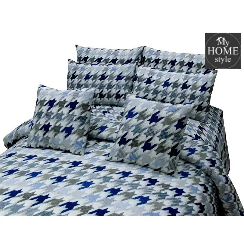 8 PC'S PRINTED DUVET SET 832