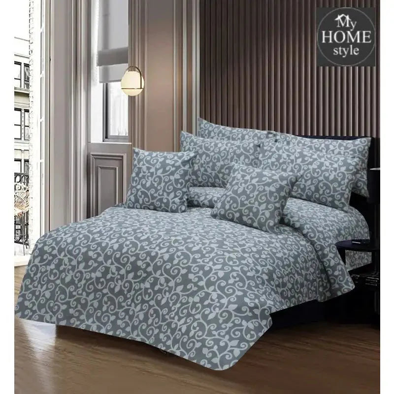 8 PC'S PRINTED DUVET SET 833