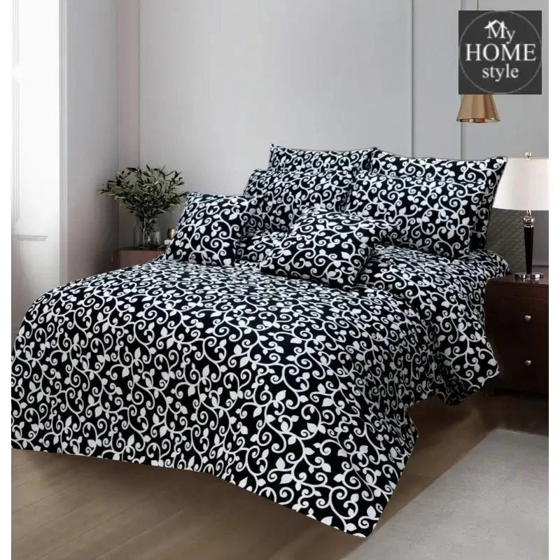 8 PC'S PRINTED DUVET SET 835