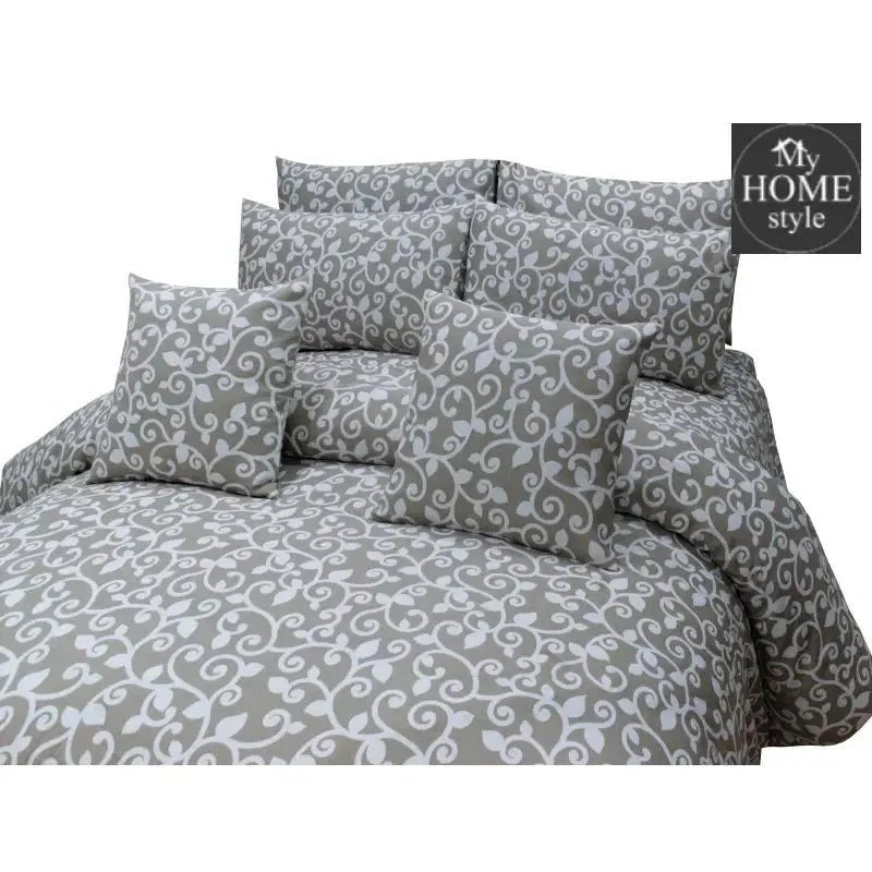 8 PC'S PRINTED DUVET SET 836
