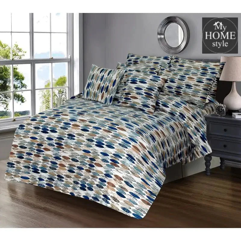 8 PC'S PRINTED DUVET SET 838