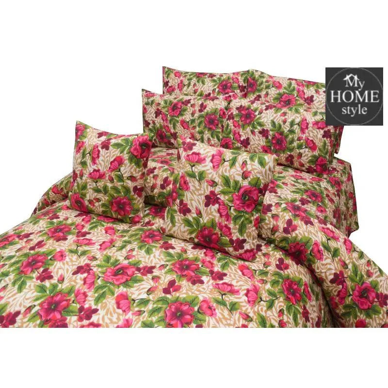 8 PC'S PRINTED DUVET SET 839