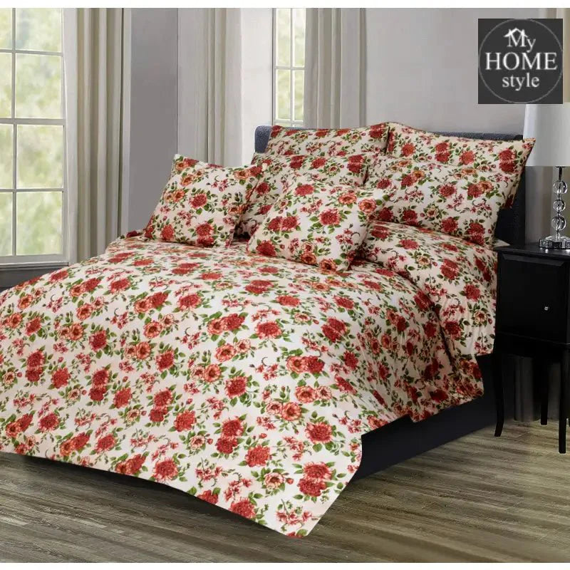 8 PC'S PRINTED DUVET SET 840