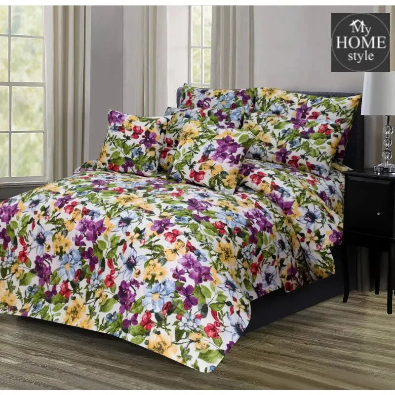 8 PC'S PRINTED DUVET SET 841