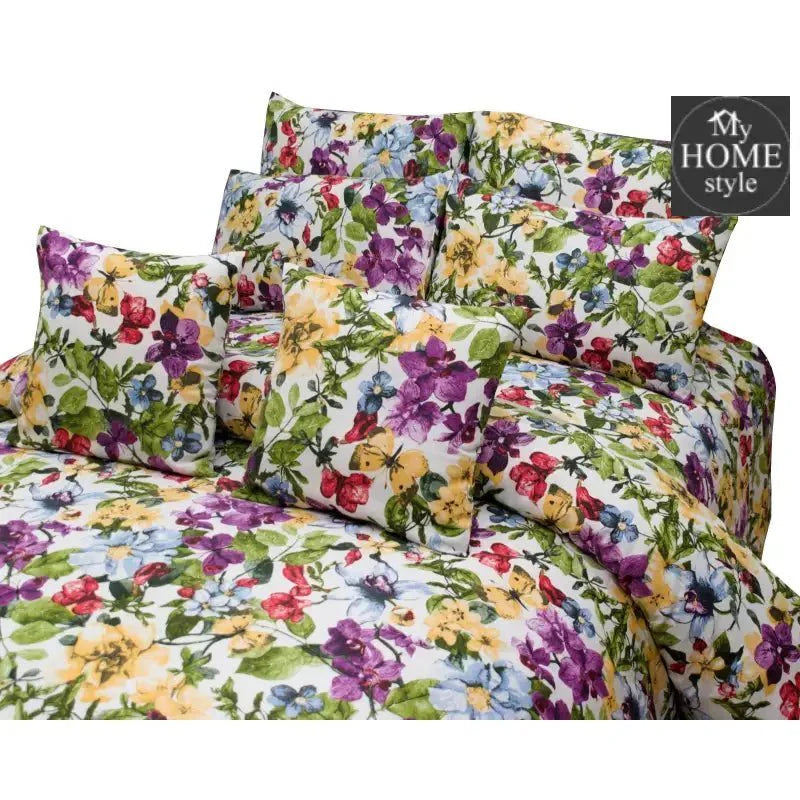 8 PC'S PRINTED DUVET SET 841