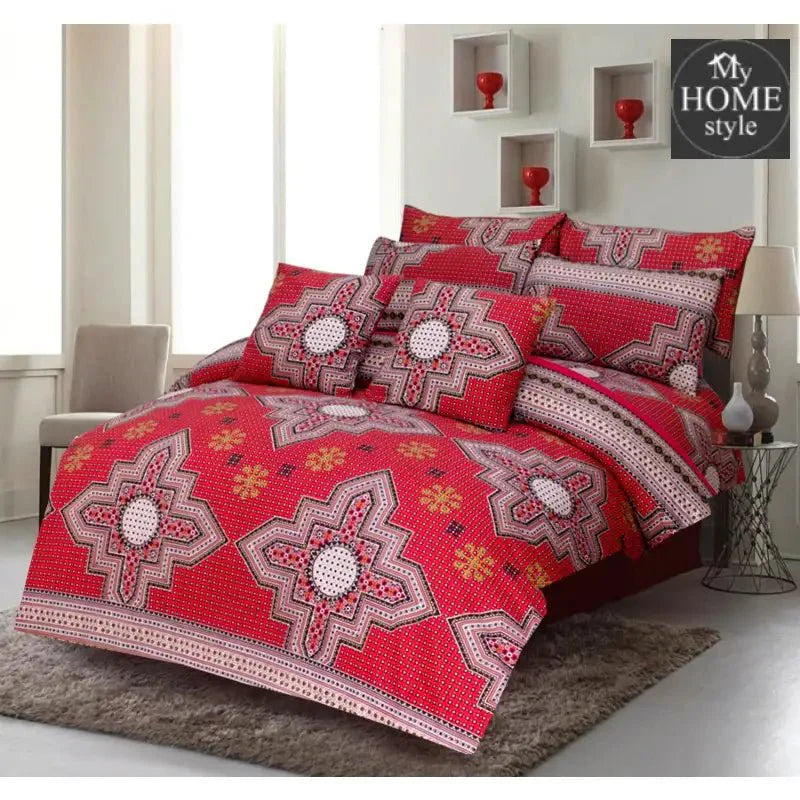 8 PC'S PRINTED DUVET SET 843