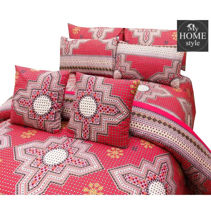 8 PC'S PRINTED DUVET SET 843