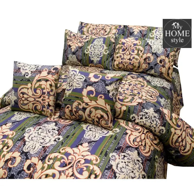 8 PC'S PRINTED DUVET SET 844