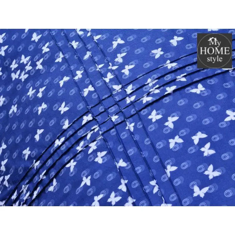 8 PC's Printed Pleated Duvet Set