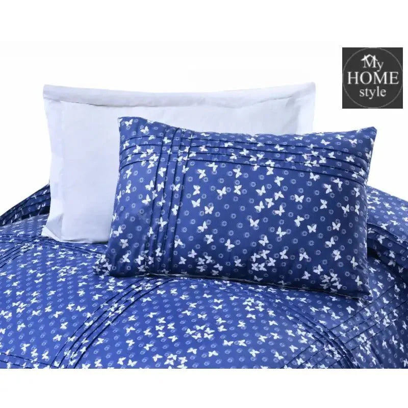 8 PC's Printed Pleated Duvet Set