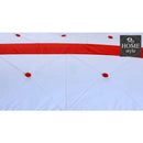 8 pcs Red & White Duvet Set