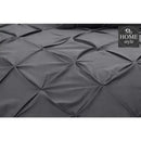 8Pcs Pintuck Duvet Set With Pleats  SC