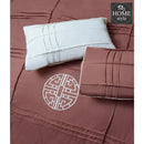 9 Pc's Pleated Embroidered & Corded Duvet Katha