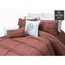 9 Pc's Pleated Embroidered & Corded Duvet Katha