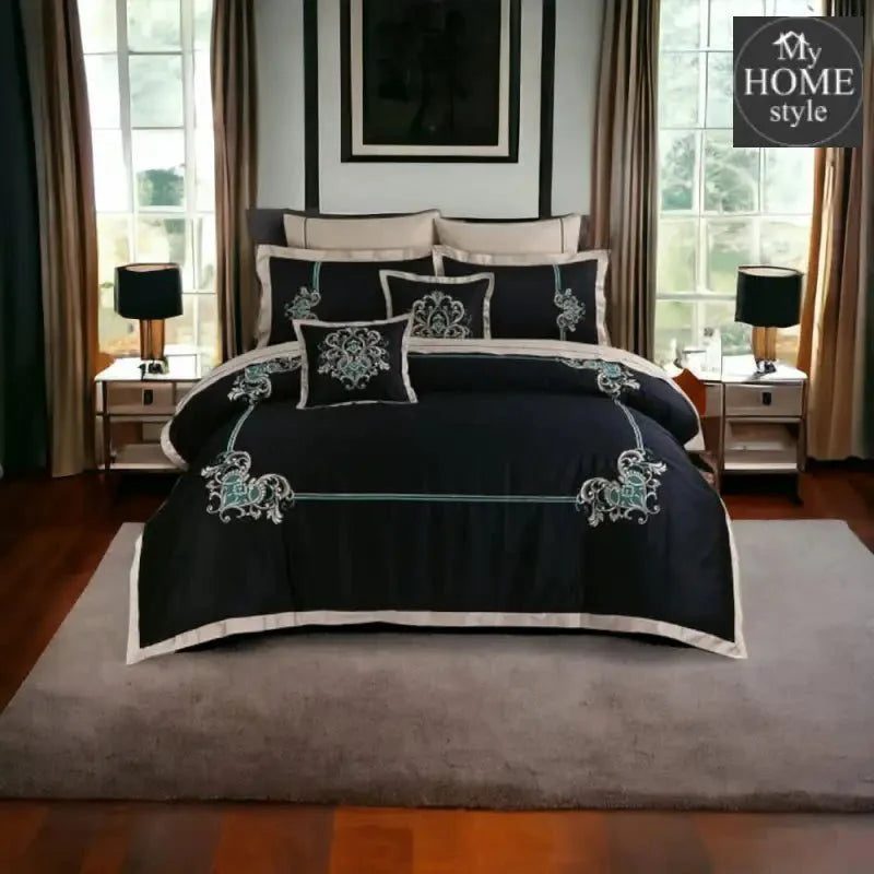 Baroque Embroidered Quilt Cover Set