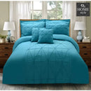 Bead 12 Design Pleated Duvet set