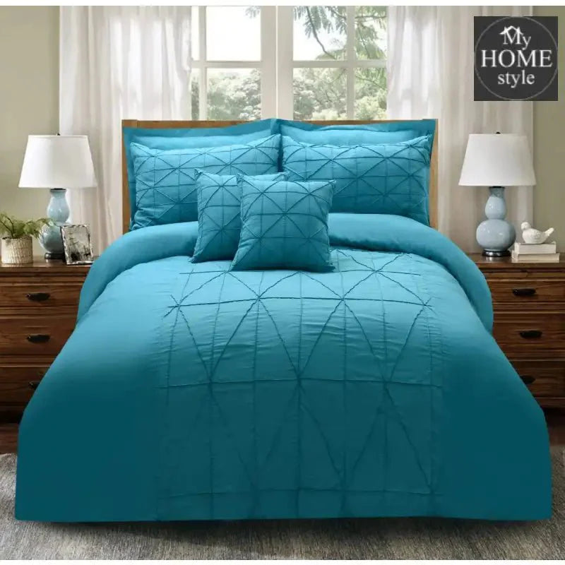 Bead 12 Design Pleated Duvet set