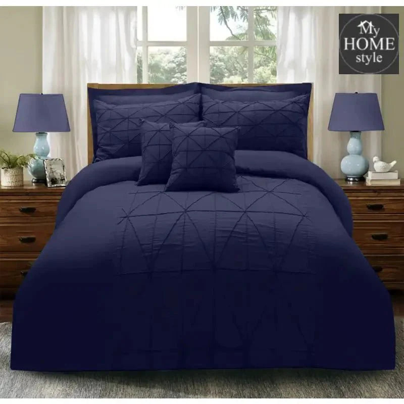 Bead 12 Design Pleated Duvet set