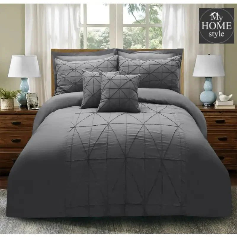 Bead 12 Design Pleated Duvet set SC