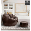 BROWN - PUFFY BEAN BAG