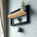 Creative Wooden Key Chain Holder - 1495