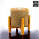 Drone Shape Round stool With Embroidery -372