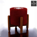 Drone Shape Round stool With Embroidery -377