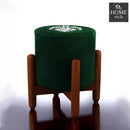 Drone Shape Round stool With Embroidery -381