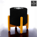 Drone Shape Round stool With Embroidery -383