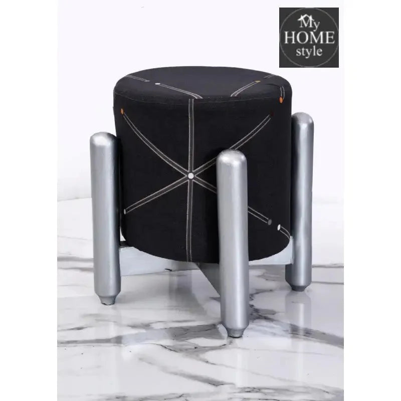 Drone Shape Wooden Stool With Steel Frame -1086