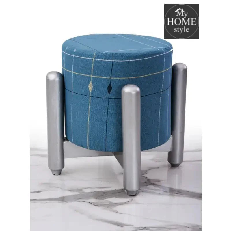Drone Shape Wooden Stool With Steel Frame -1088