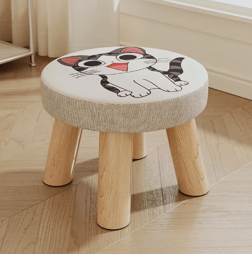 Elegant Creative Fabric Art Small Stool  - 1469