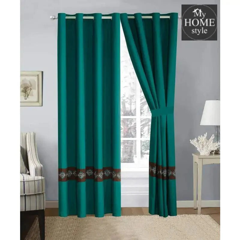 Elegant Embroidered Curtain 04