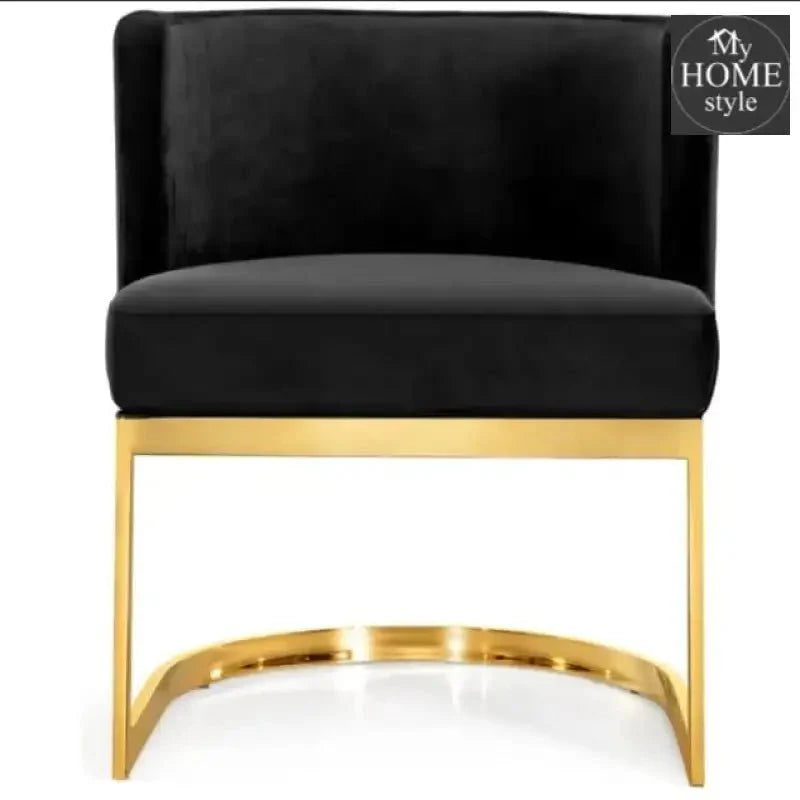 Elegant Rental Furniture Metal Leg Black Velvet Metal Lounge Wedding Chair-1223