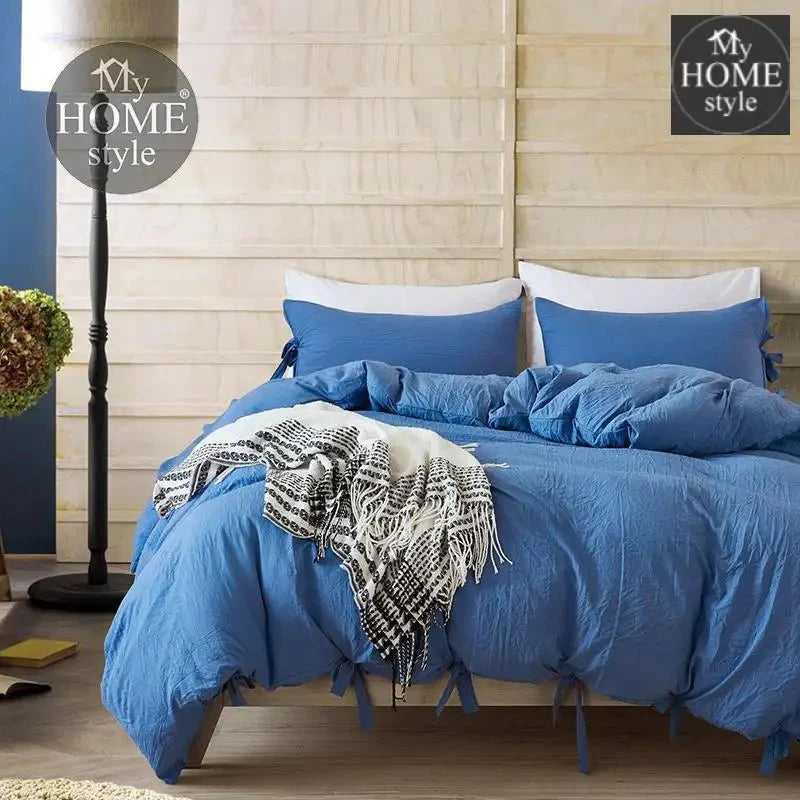 Fluffy Butterfly Duvet Set Royal Blue SC