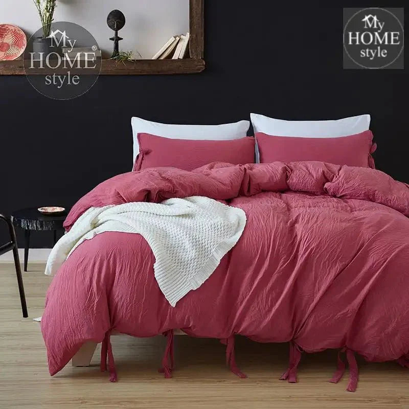 Fluffy Butterfly Duvet Set Shocking Pink SC