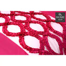 Frilly Pink Duvet set King Size