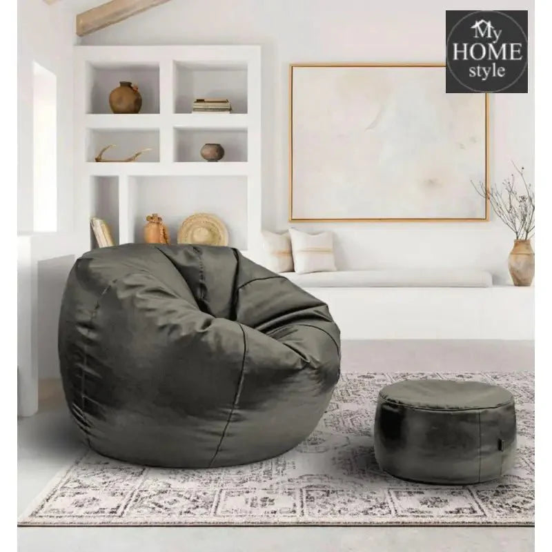 GREY - PUFFY BEAN BAG