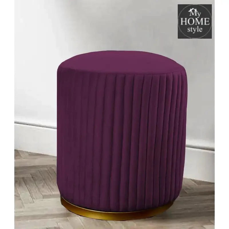 Large Pouffe Stool With Steel Frame -1055