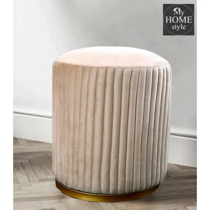 Large Pouffe Stool With Steel Frame -1055