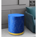 Large Pouffe Velvet Sprinkle Stool With Steel Frame -1300