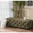 Living Room Large Velvet Ottoman Stool-654