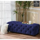 Living Room Large Velvet Ottoman Stool-656