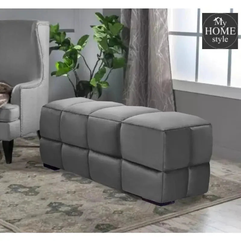 Living Room Large Velvet Ottoman Stool-689