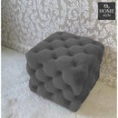 Living Room Velvet Ottoman Stool-637