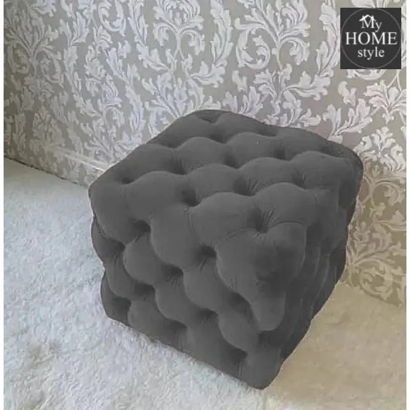 Living Room Velvet Ottoman Stool-637