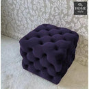 Living Room Velvet Ottoman Stool-643