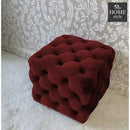 Living Room Velvet Ottoman Stool-644